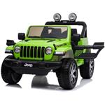 Beneo Jeep Wrangler, elektrické autíčko, jednomiestne, zelené
