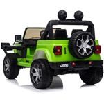 Beneo Jeep Wrangler, elektrické autíčko, jednomiestne, zelené