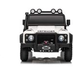 Beneo Land Rover Defender 110 SVX, elektrické autíčko, 12V, biele