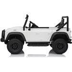 Beneo Land Rover Defender 110 SVX, elektrické autíčko, 12V, biele