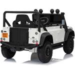 Beneo Land Rover Defender 110 SVX, elektrické autíčko, 12V, biele