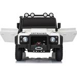 Beneo Land Rover Defender 110 SVX, elektrické autíčko, 12V, biele