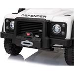Beneo Land Rover Defender 110 SVX, elektrické autíčko, 12V, biele