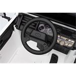 Beneo Land Rover Defender 110 SVX, elektrické autíčko, 12V, biele