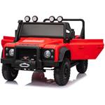 Beneo Land Rover Defender 110 SVX, elektrické autíčko, 12V, červené