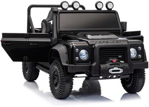 Beneo Land Rover Defender 110 SVX, elektrické autíčko, 12V, čierne