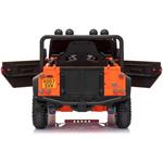 Beneo Land Rover Defender 110 SVX, elektrické autíčko, 12V, oranžové