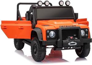 Beneo Land Rover Defender 110 SVX, elektrické autíčko, 12V, oranžové