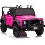Beneo Land Rover Defender 110 SVX, elektrické autíčko, 12V, ružové