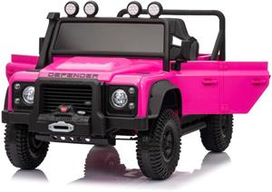 Beneo Land Rover Defender 110 SVX, elektrické autíčko, 12V, ružové