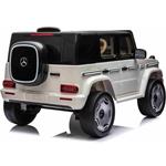 Beneo Mercedes-Benz EQG, elektrické autíčko, 12V, biele