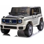 Beneo Mercedes-Benz EQG, elektrické autíčko, 12V, biele