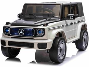 Beneo Mercedes-Benz EQG, elektrické autíčko, 12V, biele