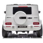 Beneo Mercedes-Benz G63 AMG, elektrické autíčko, 4x50W, biele
