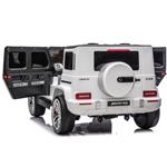 Beneo Mercedes-Benz G63 AMG, elektrické autíčko, 4x50W, biele