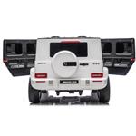 Beneo Mercedes-Benz G63 AMG, elektrické autíčko, 4x50W, biele