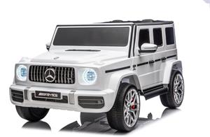 Beneo Mercedes-Benz G63 AMG,  elektrické autíčko, 4x50W, biele