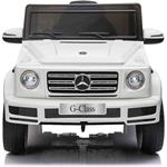 Beneo Mercedes G500, elektrické autíčko, 12V, biele