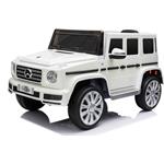 Beneo Mercedes G500, elektrické autíčko, 12V, biele