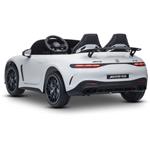 Beneo Mercedes GT63 AMG, elektrické autíčko s pohonom 4x4, 200W, dvojmiestne, biele