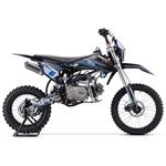 Beneo Motors Cross GRX, benzínový Motocross pre dospievajúce deti aj dospelých, 125cm3, modrý