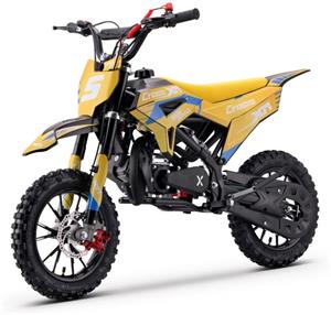 Beneo Motors CROSS XM, benzínová motorka pre deti, 50cm3, žltá