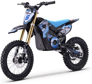 Beneo Motors Falcon, elektrický Motocross pre deti a tínedžerov, 1600W, modrý
