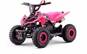 Beneo Motors MTX, benzínová štvorkolka pre deti, 49cm3, ružová