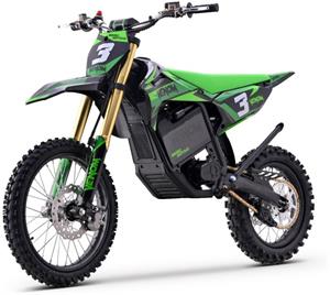 Beneo Motors Venom, elektrický Motocross, 6500W, zelený