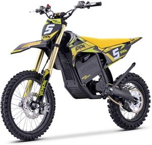 Beneo Motors Venom, elektrický Motocross, 6500W, žltý