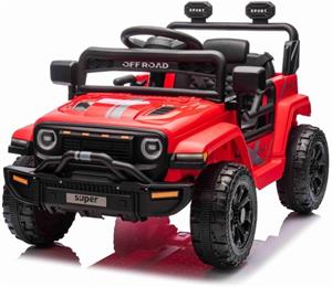 Beneo Offroad New elektrické autíčko s pohonom zadných kolies, červené