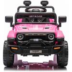 Beneo Offroad New elektrické autíčko s pohonom zadných kolies, ružové