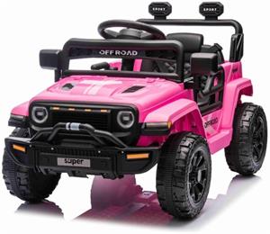 Beneo Offroad New elektrické autíčko s pohonom zadných kolies, ružové