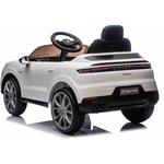 Beneo Porsche Cayenne, elektrické autíčko, 12V s pohonom zadných kolies, biele