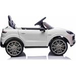 Beneo Porsche Cayenne, elektrické autíčko, 12V s pohonom zadných kolies, biele