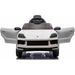 Beneo Porsche Cayenne, elektrické autíčko, 12V s pohonom zadných kolies, biele