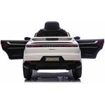 Beneo Porsche Cayenne, elektrické autíčko, 12V s pohonom zadných kolies, biele