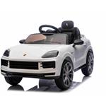 Beneo Porsche Cayenne, elektrické autíčko, 12V s pohonom zadných kolies, biele