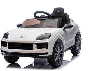 Beneo Porsche Cayenne, elektrické autíčko, 12V s pohonom zadných kolies, biele