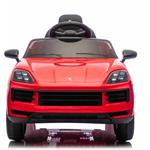 Beneo Porsche Cayenne, elektrické autíčko, 12V s pohonom zadných kolies, červené