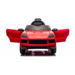 Beneo Porsche Cayenne, elektrické autíčko, 12V s pohonom zadných kolies, červené