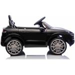 Beneo Porsche Cayenne, elektrické autíčko, 12V s pohonom zadných kolies, čierne