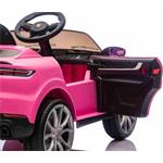 Beneo Porsche Cayenne, elektrické autíčko, 12V s pohonom zadných kolies, ružové