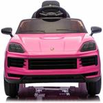 Beneo Porsche Cayenne, elektrické autíčko, 12V s pohonom zadných kolies, ružové