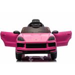 Beneo Porsche Cayenne, elektrické autíčko, 12V s pohonom zadných kolies, ružové