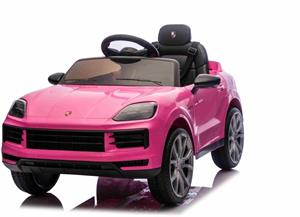 Beneo Porsche Cayenne, elektrické autíčko, 12V s pohonom zadných kolies, ružové