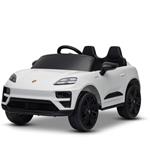 Beneo Porsche Macan, elektrické autíčko s pohonom zadných kolies a licenciou, 2x35W, biele