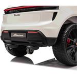 Beneo Porsche Macan, elektrické autíčko s pohonom zadných kolies a licenciou, 2x35W, biele