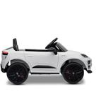 Beneo Porsche Macan, elektrické autíčko s pohonom zadných kolies a licenciou, 2x35W, biele