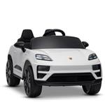 Beneo Porsche Macan, elektrické autíčko s pohonom zadných kolies a licenciou, 2x35W, biele